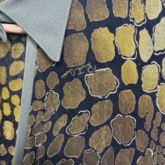 Artex Collection Crocodile Reptile Print Cardigan Blouse Size XXL - Picture 3 of 7